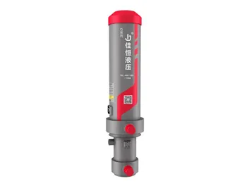 How is a telescopic hydraulic cylinder different from a standard hydraulic cylinder?