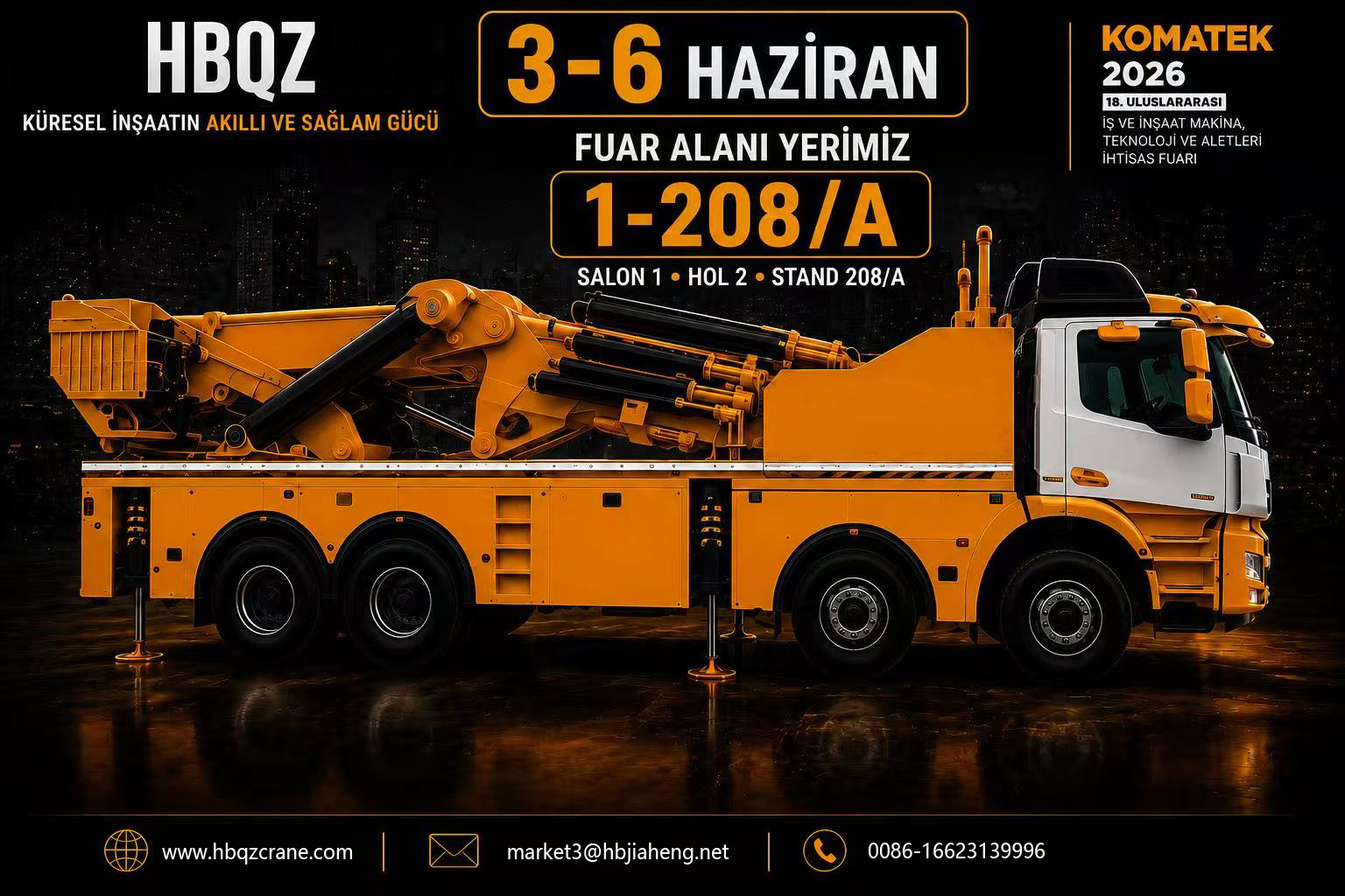 HBQZ (Hubei Best Crane) Debuts at KOMATEK 2026 with Expert On‑Site Support